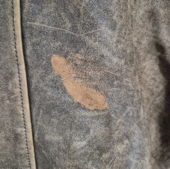 Vtg U2 Wear Me Out Leather Bomber Jacket - Mens sz 46- Distressed/Inner print - Picture 8 of 16